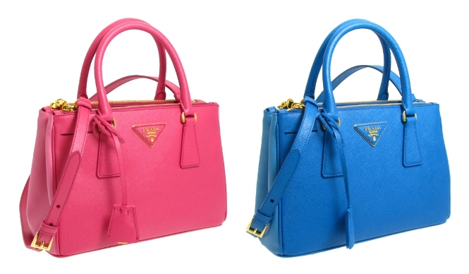 PRADA｜大阪心斎橋店オープン記念限定バイカラーの「サフィアーノ」トートバッグ発売