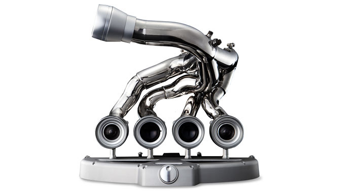 RESTIR DIGITAL｜クルマの排気管を使用したサウンドシステム