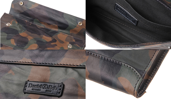 Daniel & Bob｜迷彩柄ミニクラッチバッグが限定発売