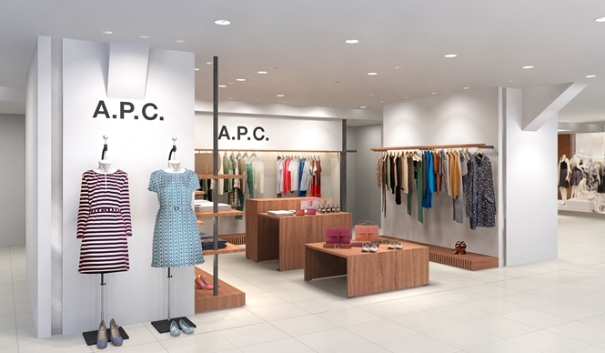 A.P.C.｜ウィメンズのニューショップが松屋銀座にオープン