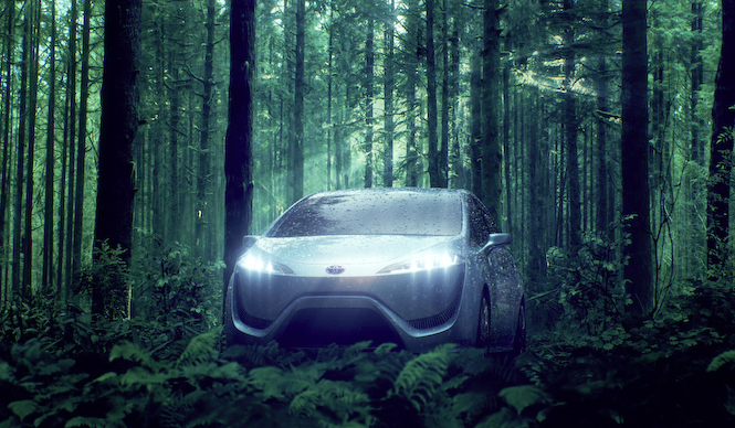 トヨタ、次世代燃料電池車技術を「FCV-R」で披露|TOYOTA