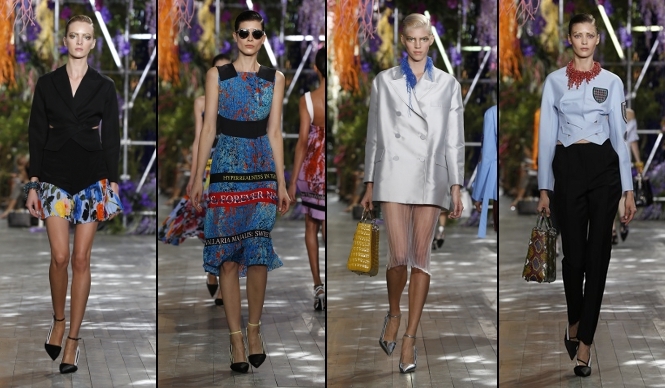 萩原輝美｜ディオール2014SSコレクション「本物と偽物」未来を旅するミステリアスウーマン