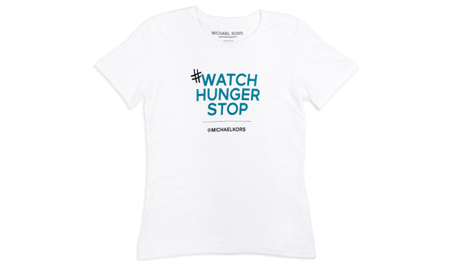 MICHAEL KORS|10月16日(水) 「世界食糧デー」に特別Tシャツ配布