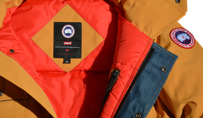Levi's®  × CANADA GOOSE®｜世界限定300着のコラボコレクション 
