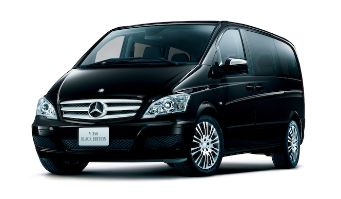 精悍なエクステリアのVクラス特別仕様車|Mercedes-Benz