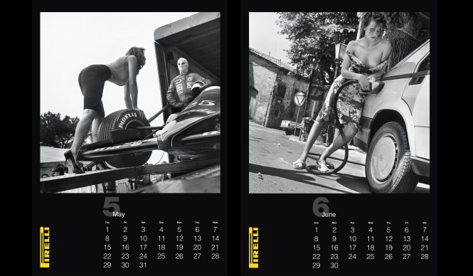 PIRELLI|ヘルムート・ニュートンによる“未発表カレンダー”をリリース
