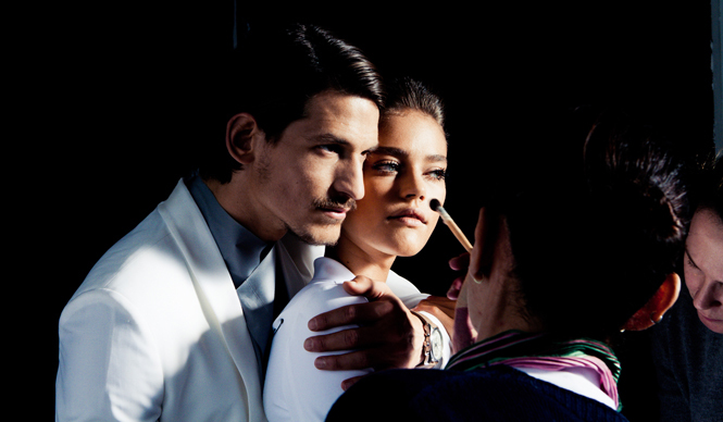 EMPORIO ARMANI｜2014年春夏のビジュアル制作現場をキャッチ！