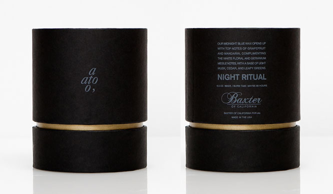 ato｜フレグランスキャンドル「NIGHT RITUAL」発売