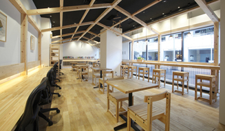 more trees｜ビジネスラウンジ「T-TIME」の空間をプロデュース