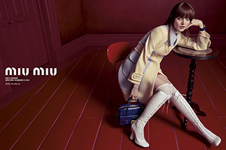 MIU MIU｜ハリウッドの新進女優たちによる春夏広告キャンペーン
