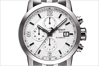 TISSOT｜機械式クロノグラフの王道を行くデザイン