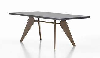 Vitra｜プルーヴェの名作 天板の仕様と素材を選べる新生「EM Table」