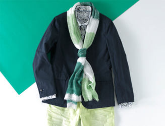 HANKYU MEN’S TOKYO|身も心も軽やかに4月は「DRESSING GREEN」