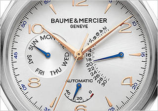 BAUME & MERCIER｜クラシックなテイスト際立つレトログラードモデル