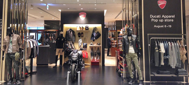 Ducati｜阪急メンズ東京・大阪にポップアップ・ストアが登場