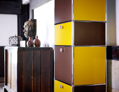 USM｜丸の内ショールームに秋の色をまとった新作ディスプレイ登場