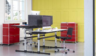 vitra、USM、création baumannが合同イベントを開催