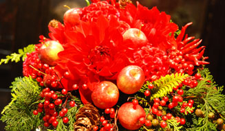 米・植民地時代に思いを馳せるクリスマスデザイン|FLORALUXE