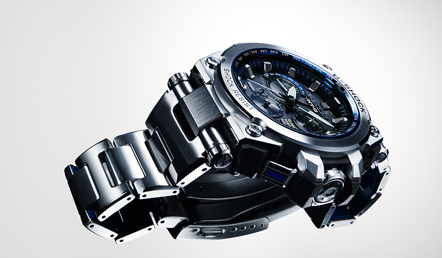 メタルツイステッドG-SHOCK「MT-G」にGPS衛星電波受信機能を初搭載｜CASIO