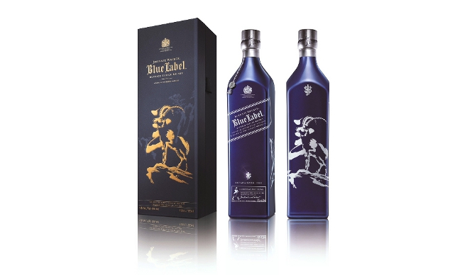 今年の干支「未」をあしらったジョニーウォーカー ブルーラベルが登場｜Johnnie Walker Blue Label