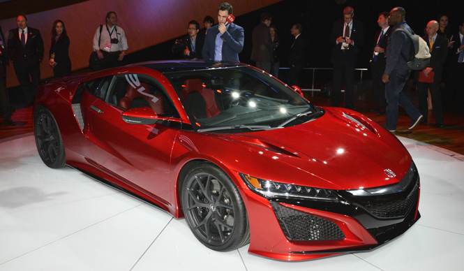 アキュラ（ホンダ）、NSXの市販モデルを初披露 デトロイトモーターショー 2015｜Acura