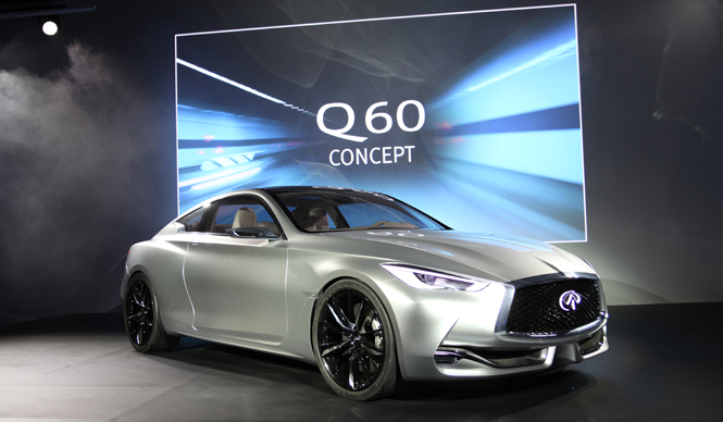 インフィニティ(日産)、Q60 クーペ(次期スカイラインクーペ)のコンセプトモデルをデトロイトで披露|Infiniti