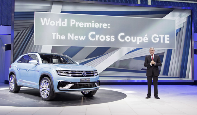 フォルクスワーゲン、プラグインハイブリッドSUVのプロトタイプ「クロスクーペGTE」を公開|Volkswagen