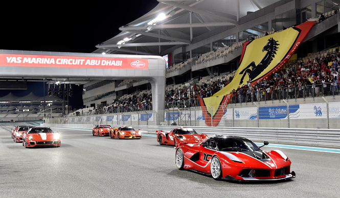 フェラーリ最大のレーシングイベントがアブダビで開催｜Ferrari