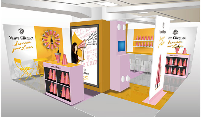 EAT｜「ヴーヴ・クリコ スクリーム ユア ラブ BAR」が期間限定オープン