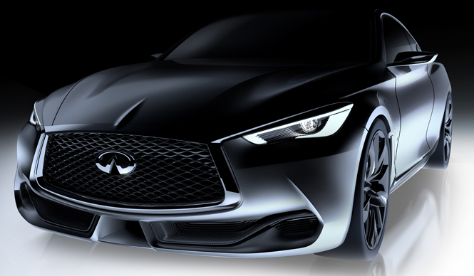 インフィニティQ60コンセプト、あきらかになる次世代クーペデザイン｜Infiniti
