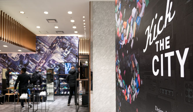 伊勢丹新宿店メンズ館1階に架空のスニーカータウン「KICK THE CITY」登場|ISETAN MEN’S