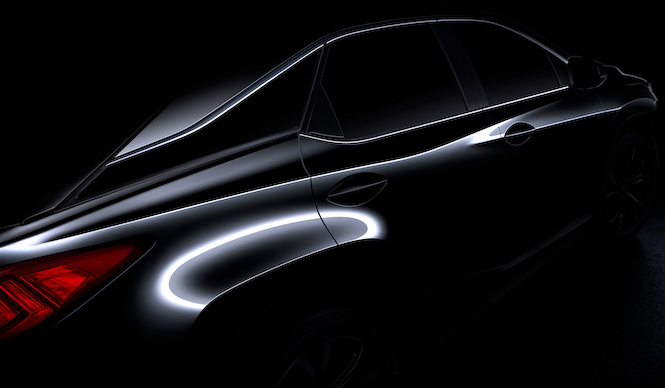 レクサス、新型RXの登場を予告|Lexus