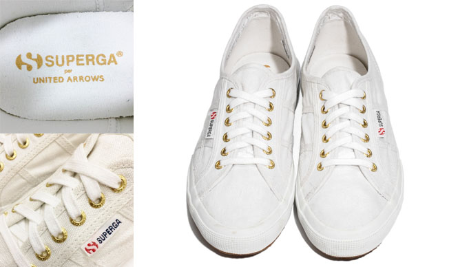 ユナイテッドアローズのメンズ別注モデルが登場｜SUPERGA
