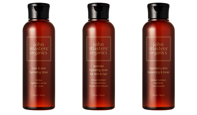 3種類のトーニングローションがサイズアップして新登場｜john masters organics