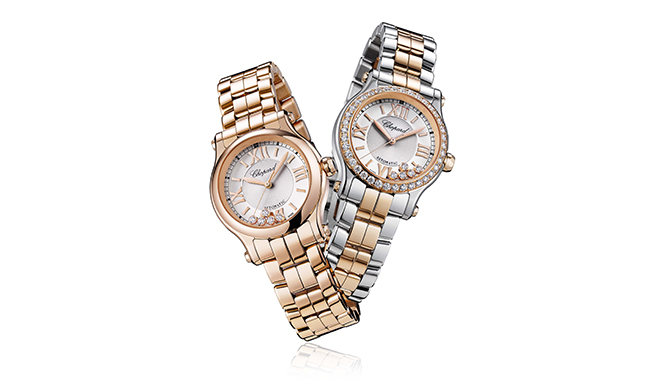 直径30mmのミニなショパール ハッピースポーツ誕生｜CHOPARD