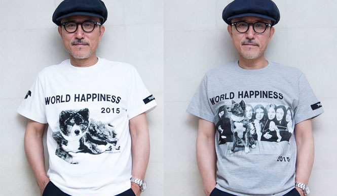 「WORLD HAPPINESS 2015」とのコラボレーションTシャツを発売｜Ground Y