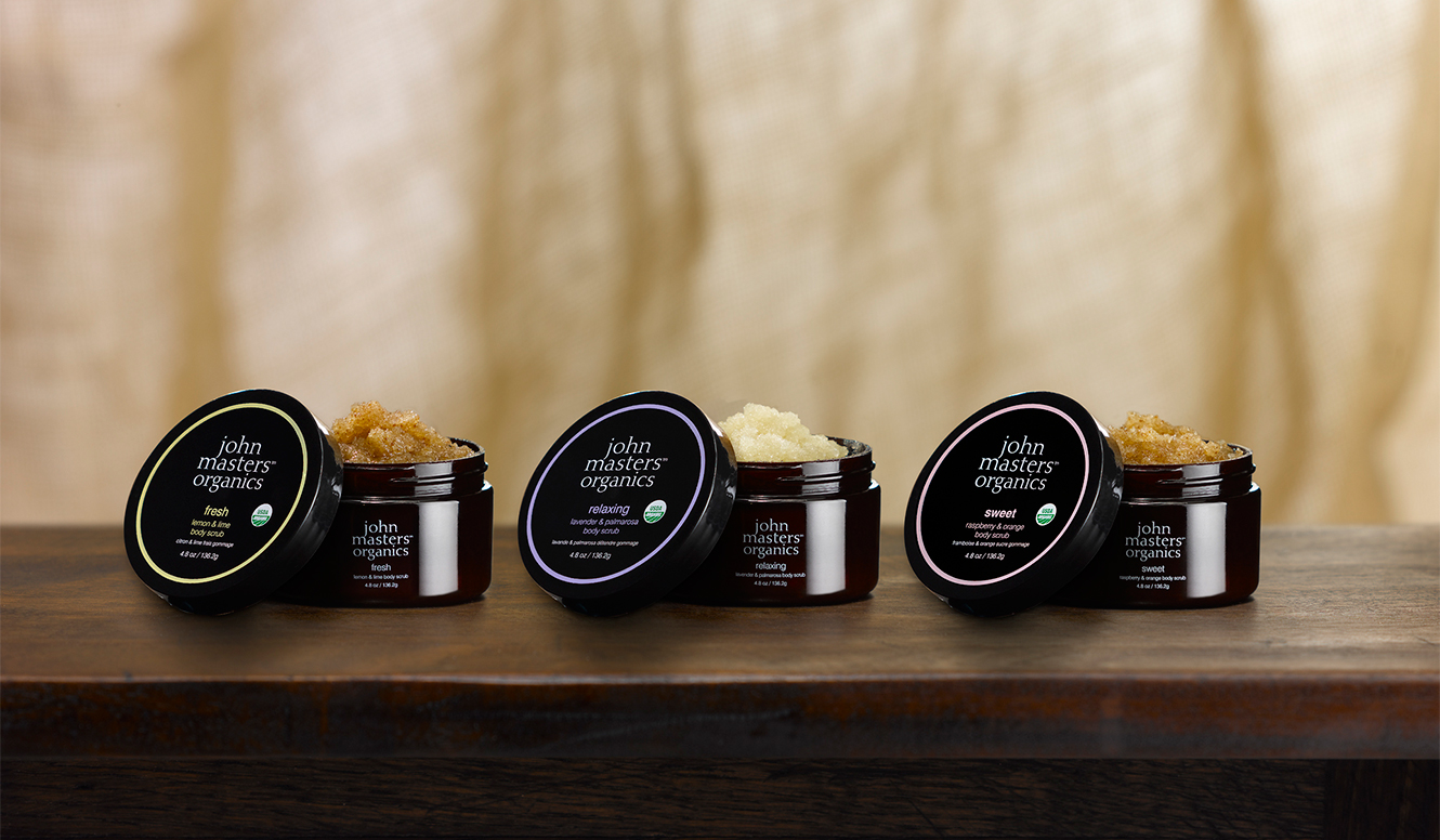シュガーで磨く、オーガニックボディスクラブ誕生｜john masters organics