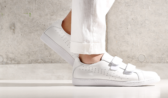 プーマにエディフィスとイエナが別注した「MATCH velcro Extream White」|PUMA