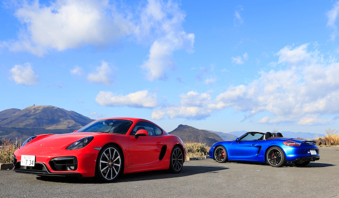 試乗、ボクスターGTS&ケイマンGTS|Porsche