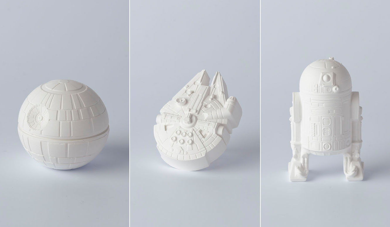 精密な石膏製の「STAR WARS / アロマオーナメント」3種類登場|Bibliotheque Blanc