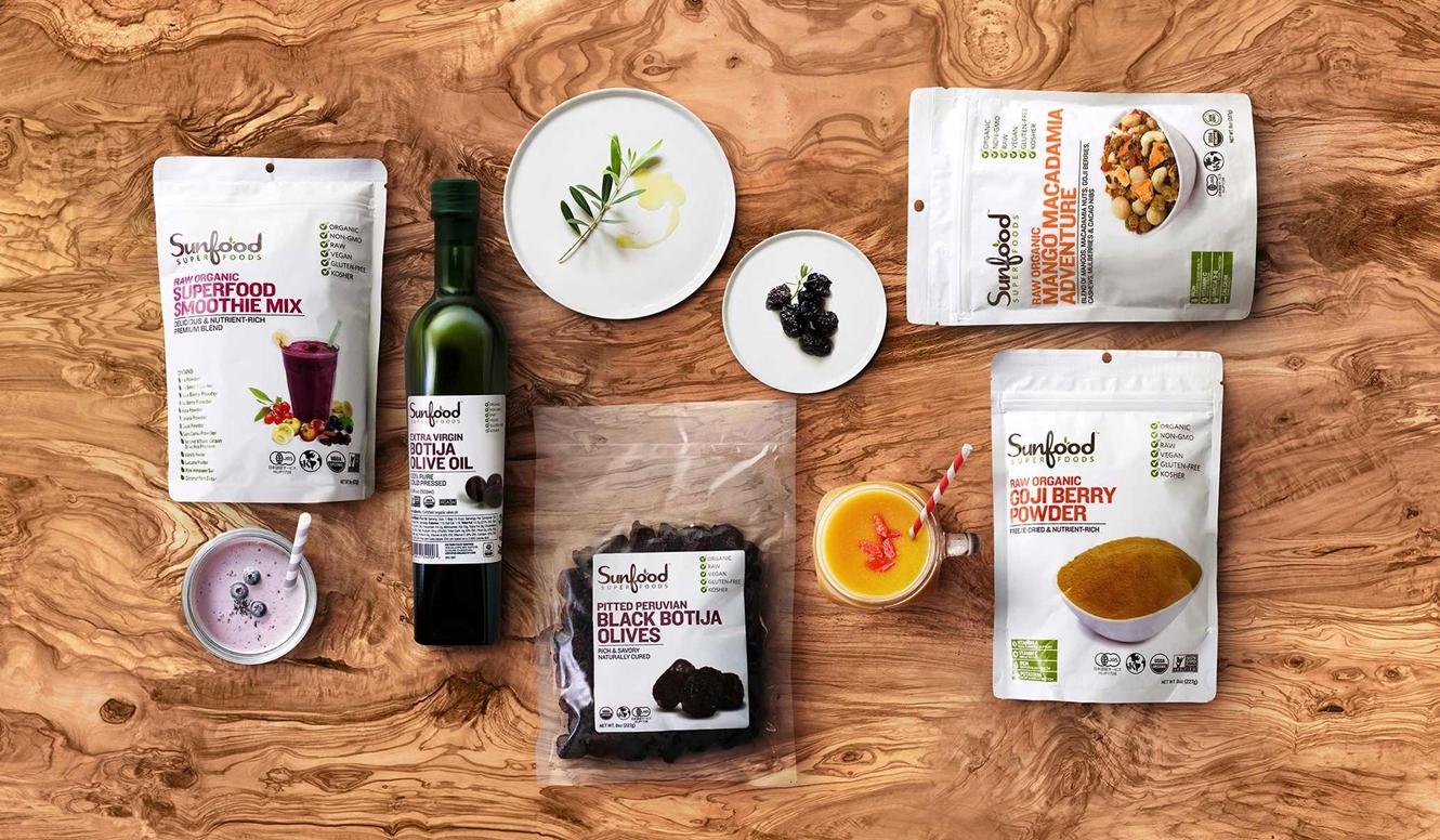スーパーフードを使用した新アイテム4種登場|Sunfood Superfoods