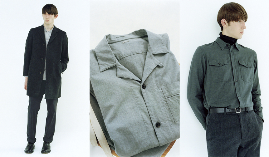 秋を感じるアウタースタイル|MARGARET HOWELL