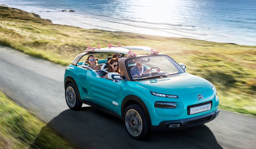 フルオープンのコンセプト「カクタス M」｜Citroen