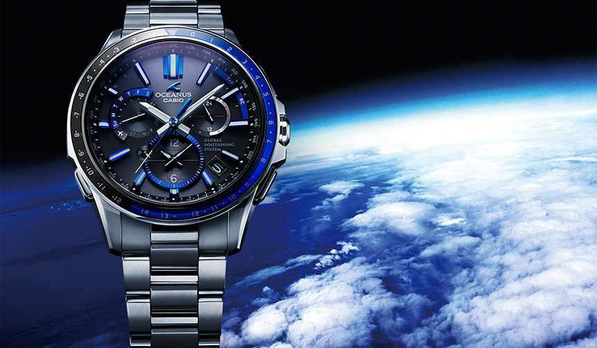 最新の時刻修正システムで世界の「正確な時」を知る|CASIO OCEANUS