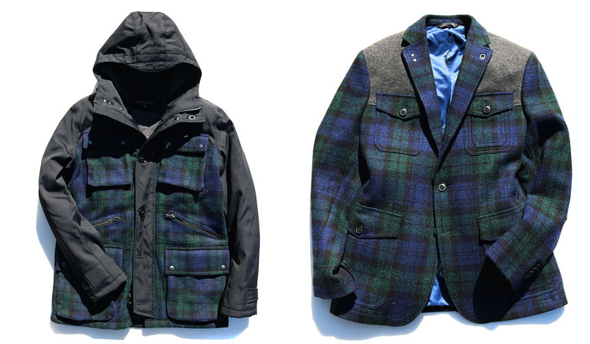 ハリスツイードを使ったメンズアウターが数量限定発売|BANANA REPUBLIC