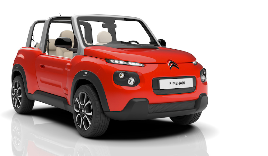 独創的なコンパクトEV「E-メアリ」を発表|Citroen