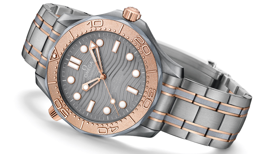 初号機と同素材を用いた「シーマスター ダイバー300M」の限定モデル｜OMEGA