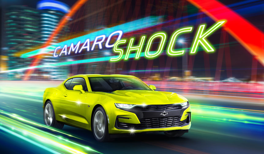 シボレー カマロに鮮烈なネオンカラーを纏う限定モデル|Chavrolet