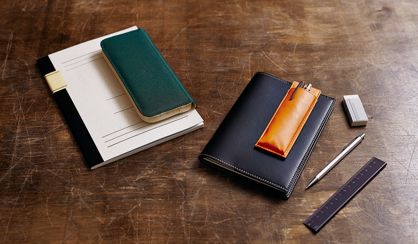 ノートや手帳とドッキング。“持ち運び”に重点を置いたペンケース｜KING JIM