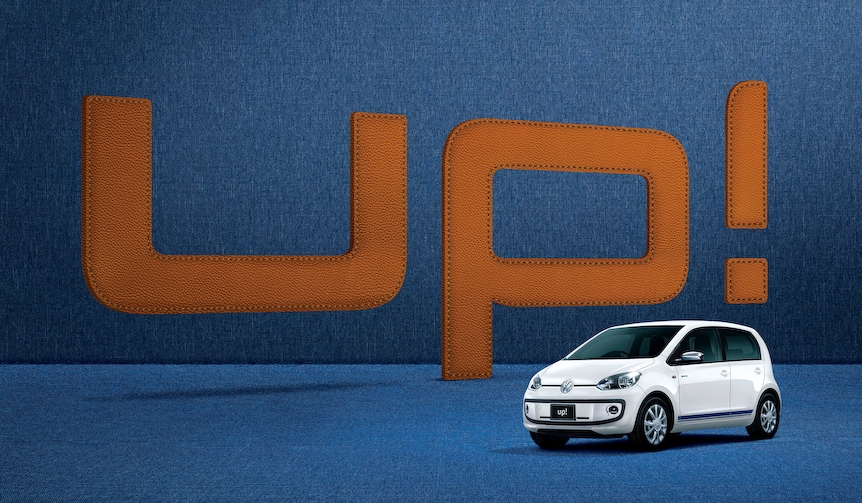 ジーンズのシートがアクセントの特別なup!｜Volkswagen